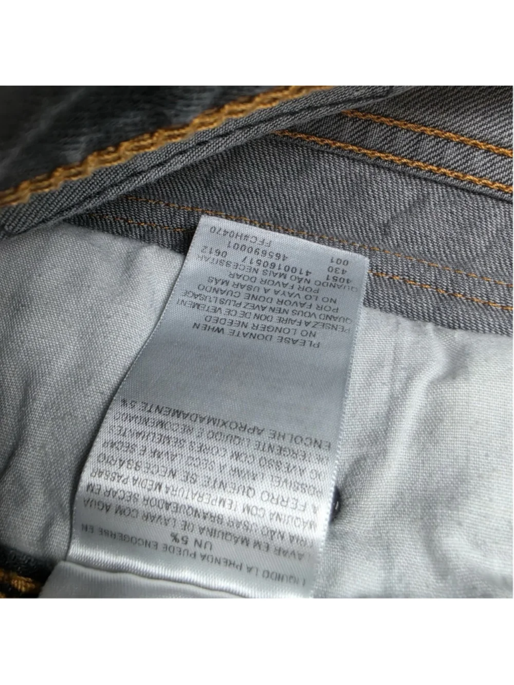 Levi’s 569 Loose Straight Black Jeans Men’s 38x30 Flap Pocket Denim Y2K